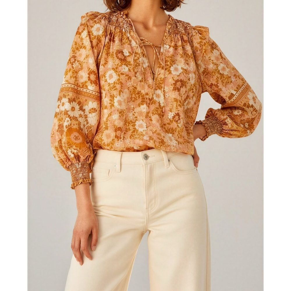 SPELL & THE GYPSY Anne Blouse, Peach, XXS